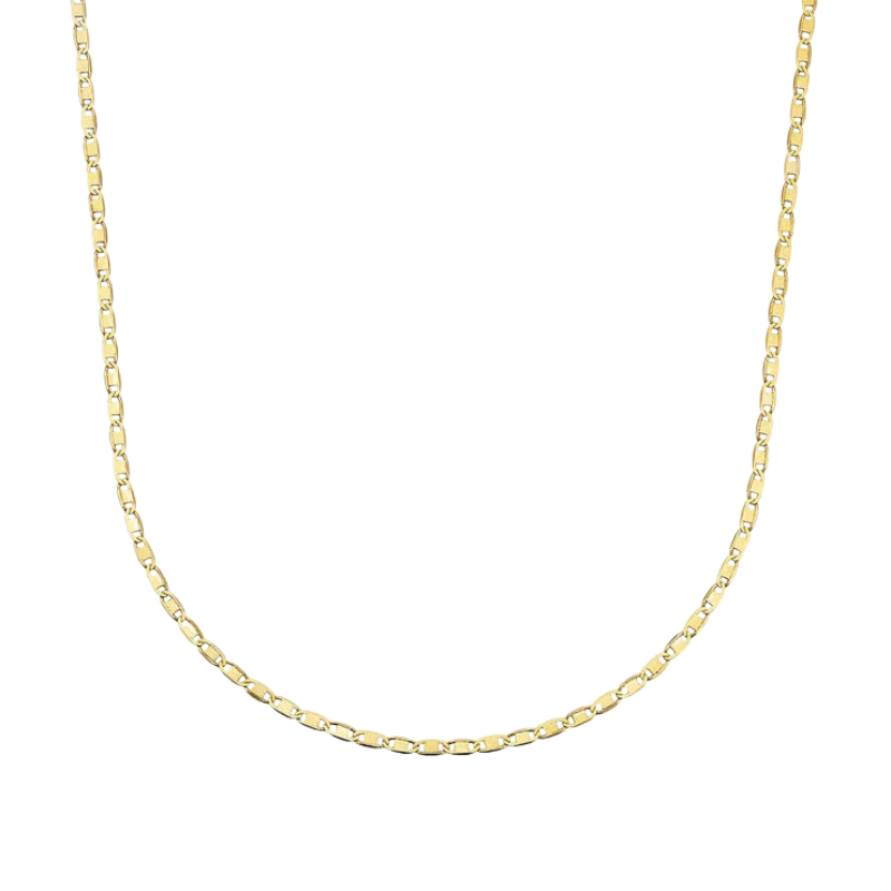 14K Yellow Gold Mirror Chain 