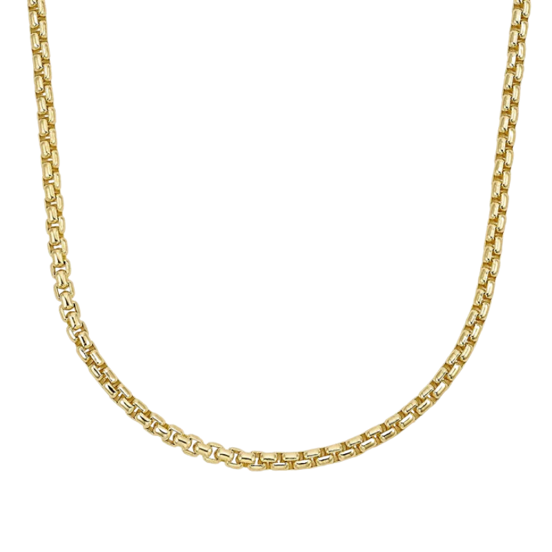 14K Yellow Gold Box Chain 2.7mm